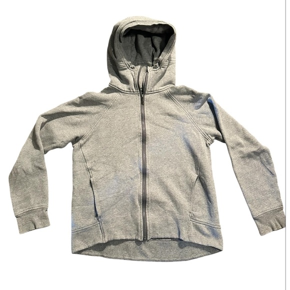lululemon 🍋🍋Women's Gray Full Zip-Scuba Hoodie(Missing Drawstring)  8 - Picture 1 of 6